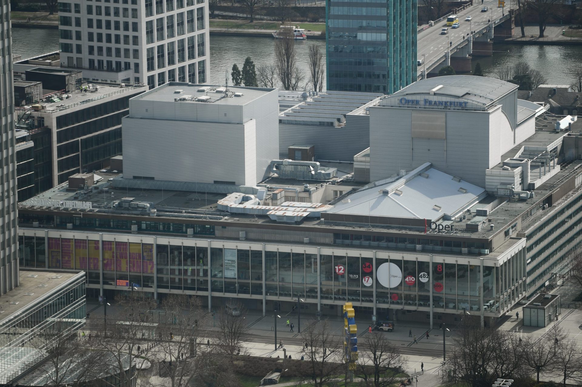 Schauspielhaus Frankfurt am Main Vogelperspektive