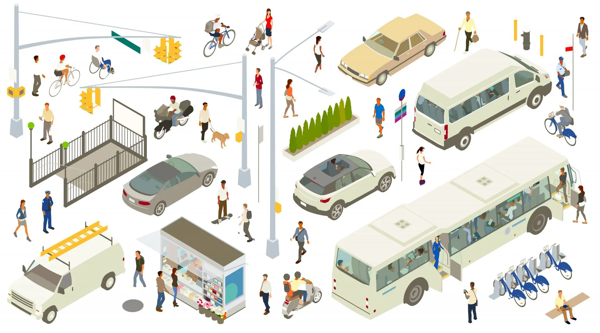 Illustration Verkehrsmittel